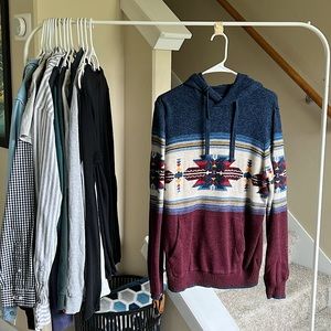 Mens long sleeve hoodie